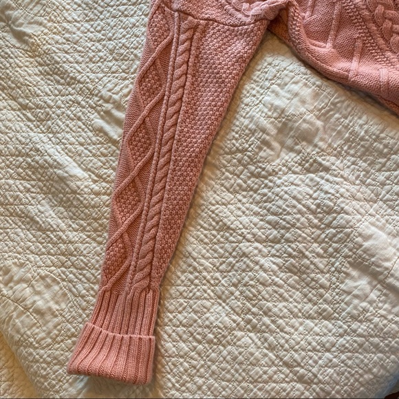 J Crew Lonnie Pink Cable Knit Sweater Tunic - Picture 9 of 12
